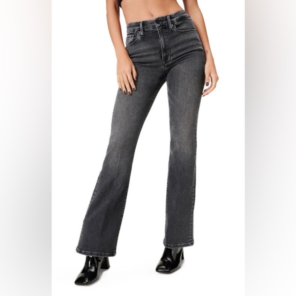 GOOD AMERICAN Always Fits Bootcut Jeans Size 6-12